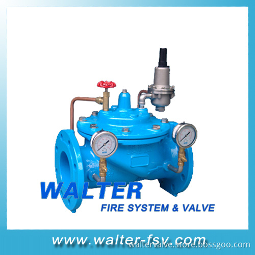 Cast Iron Pressure Reducing Valve Adjustment